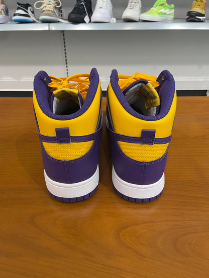 Preowned Nike Dunk High Lakers