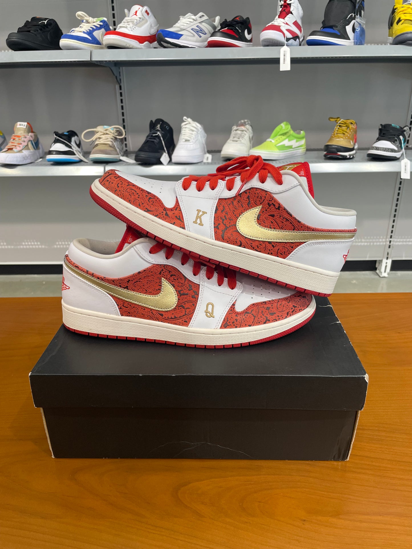 Preowned Air Jordan 1 Low Spades