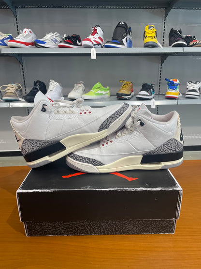 Preowned Air Jordan 3 White Cement Reimagined