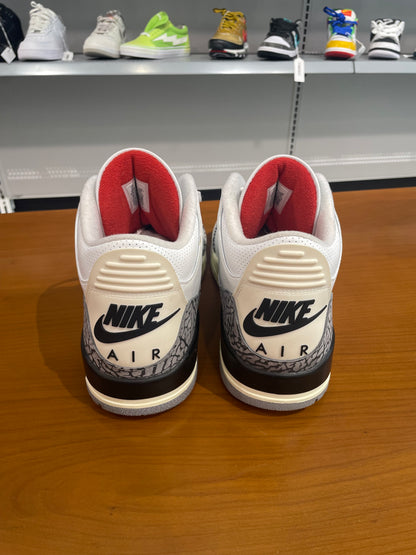 Preowned Air Jordan 3 White Cement Reimagined