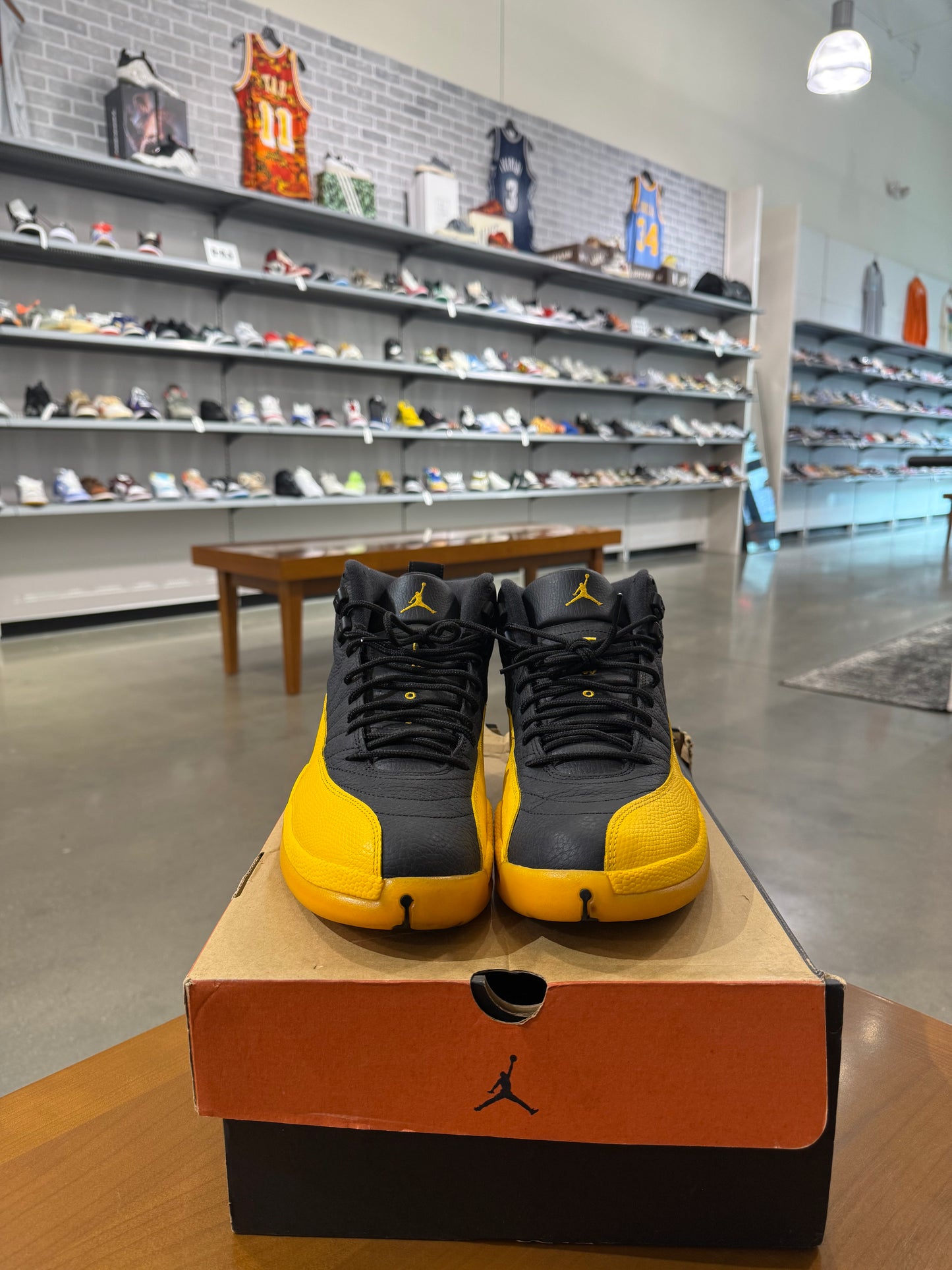 Preowned Air Jordan 12 University Gold