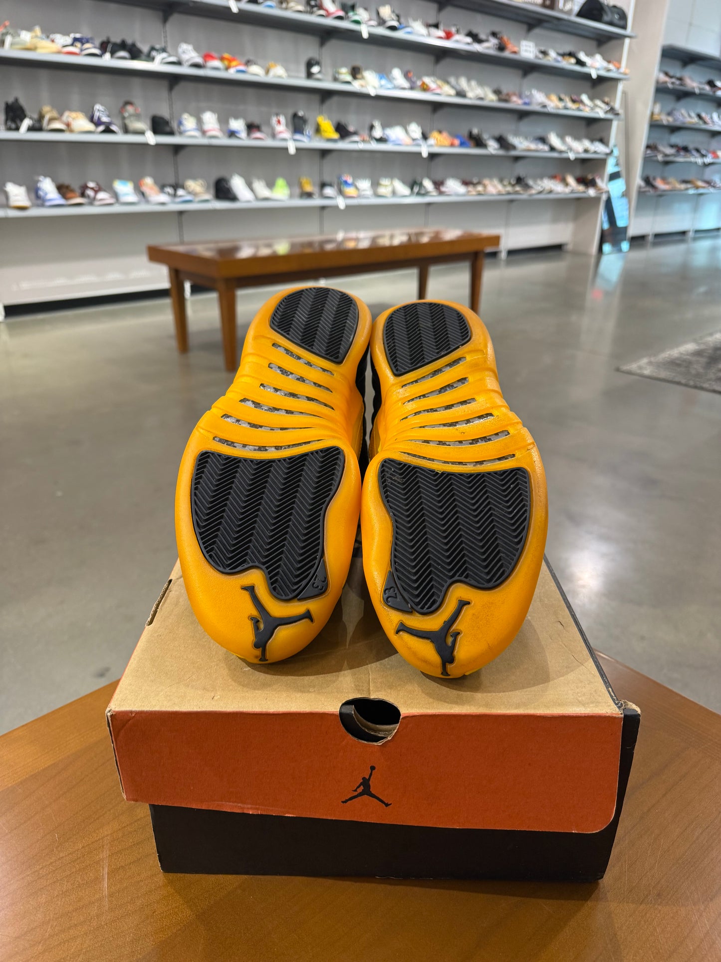 Preowned Air Jordan 12 University Gold