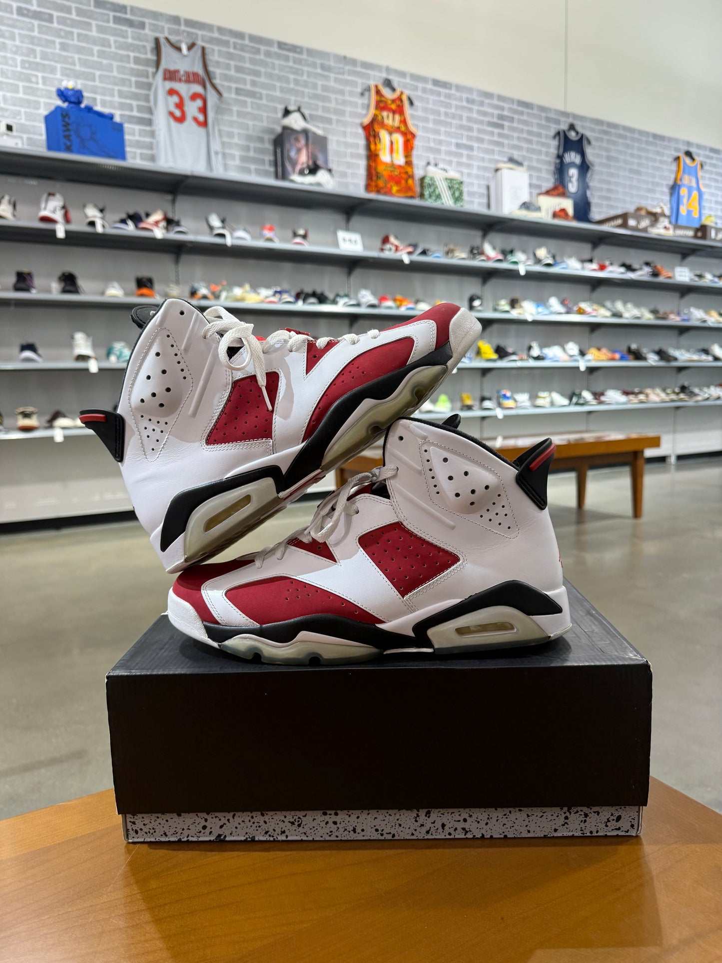 Preowned Air Jordan 6 Carmine