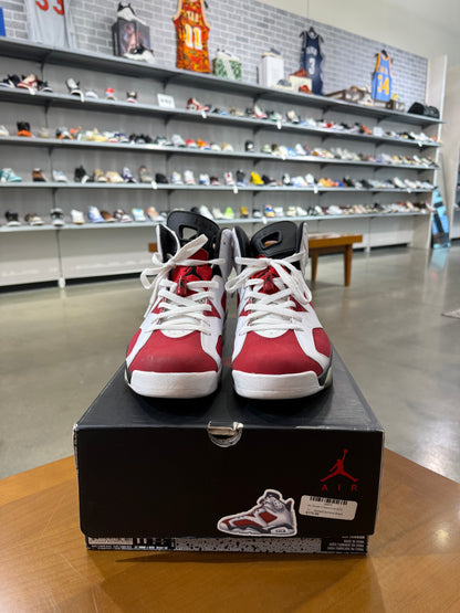 Preowned Air Jordan 6 Carmine