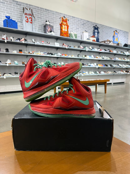 Preowned Nike LeBron X Christmas