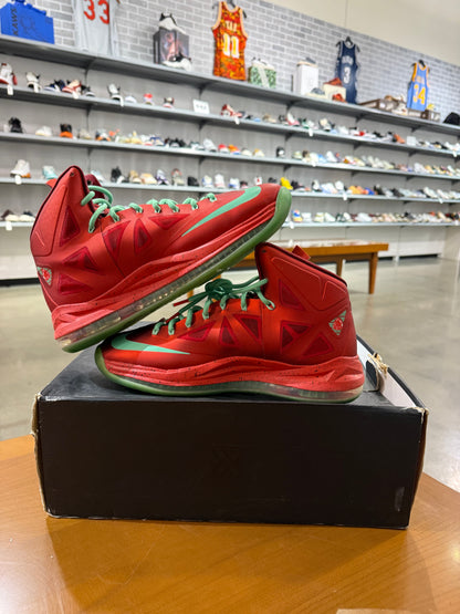 Preowned Nike LeBron X Christmas