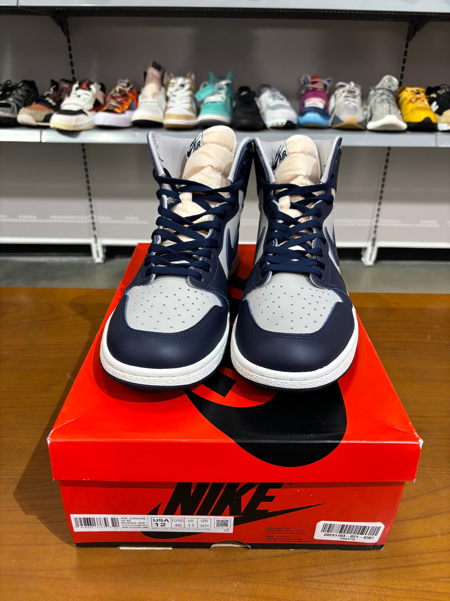 Preowned Air Jordan 1 Georgetown '85