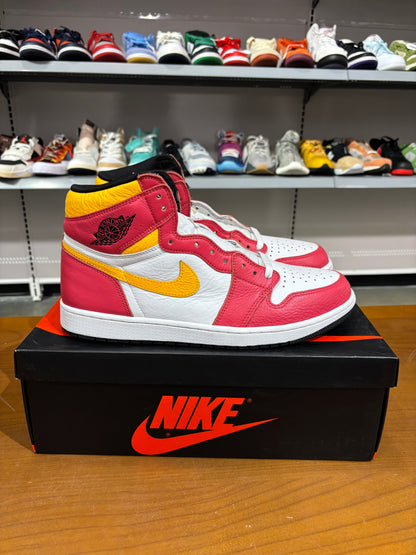 Preowned Air Jordan 1 Light Fusion Red
