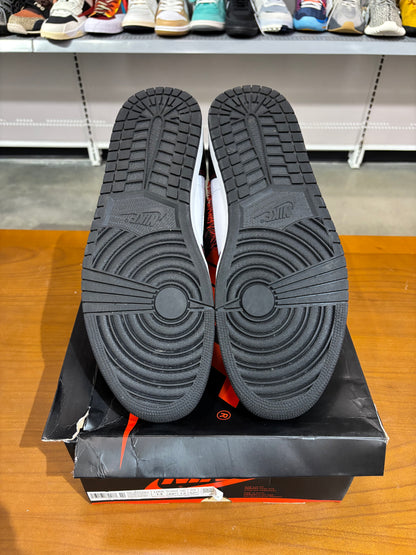 Preowned Air Jordan 1 Defiant White Black Gym Red