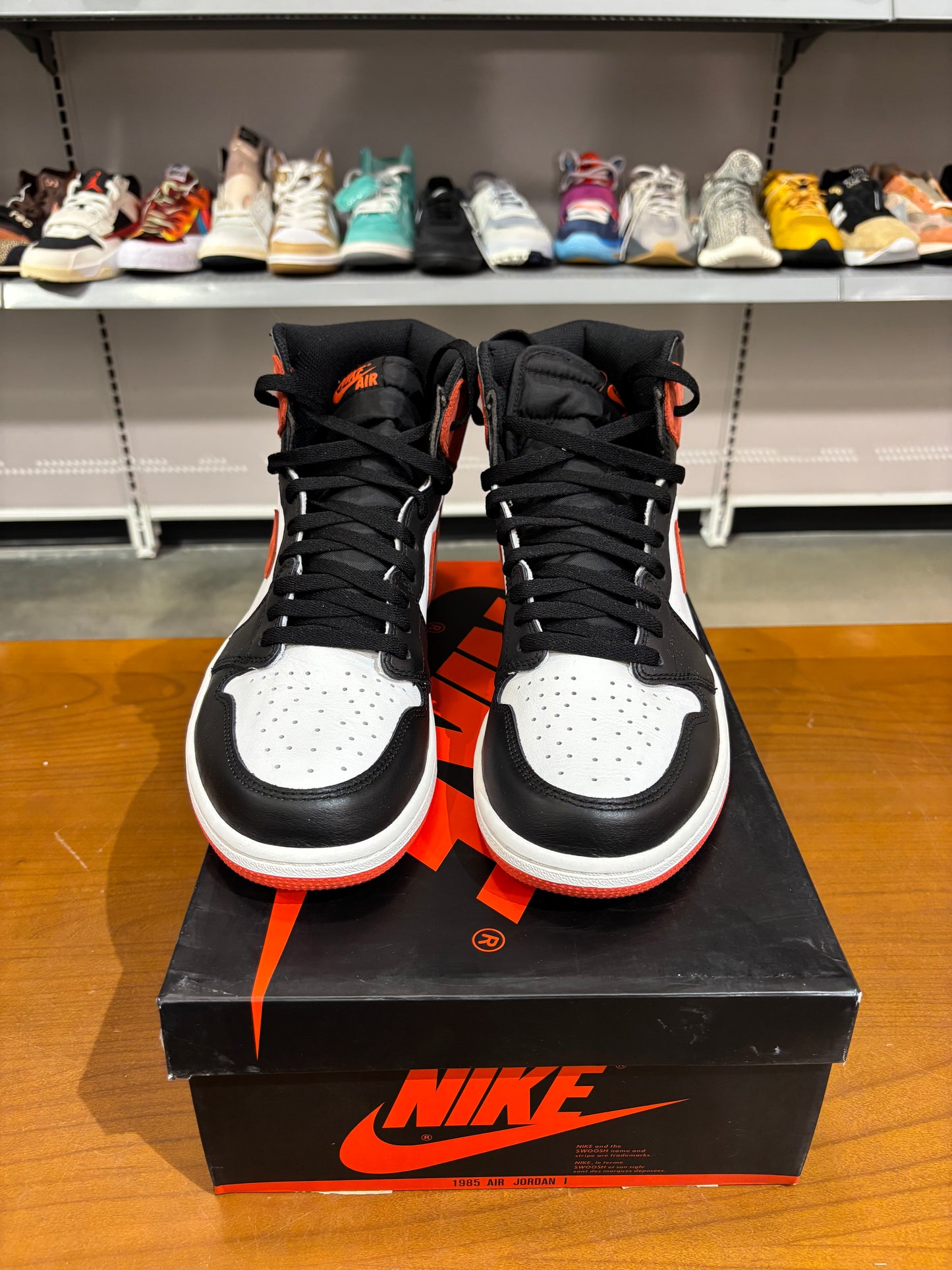 Preowned Air Jordan 1 Track Red