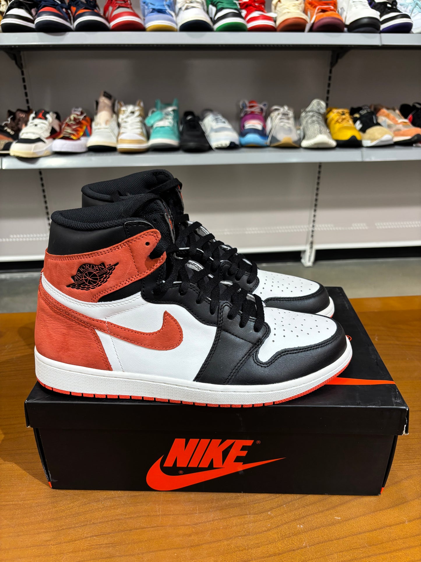 Preowned Air Jordan 1 Track Red