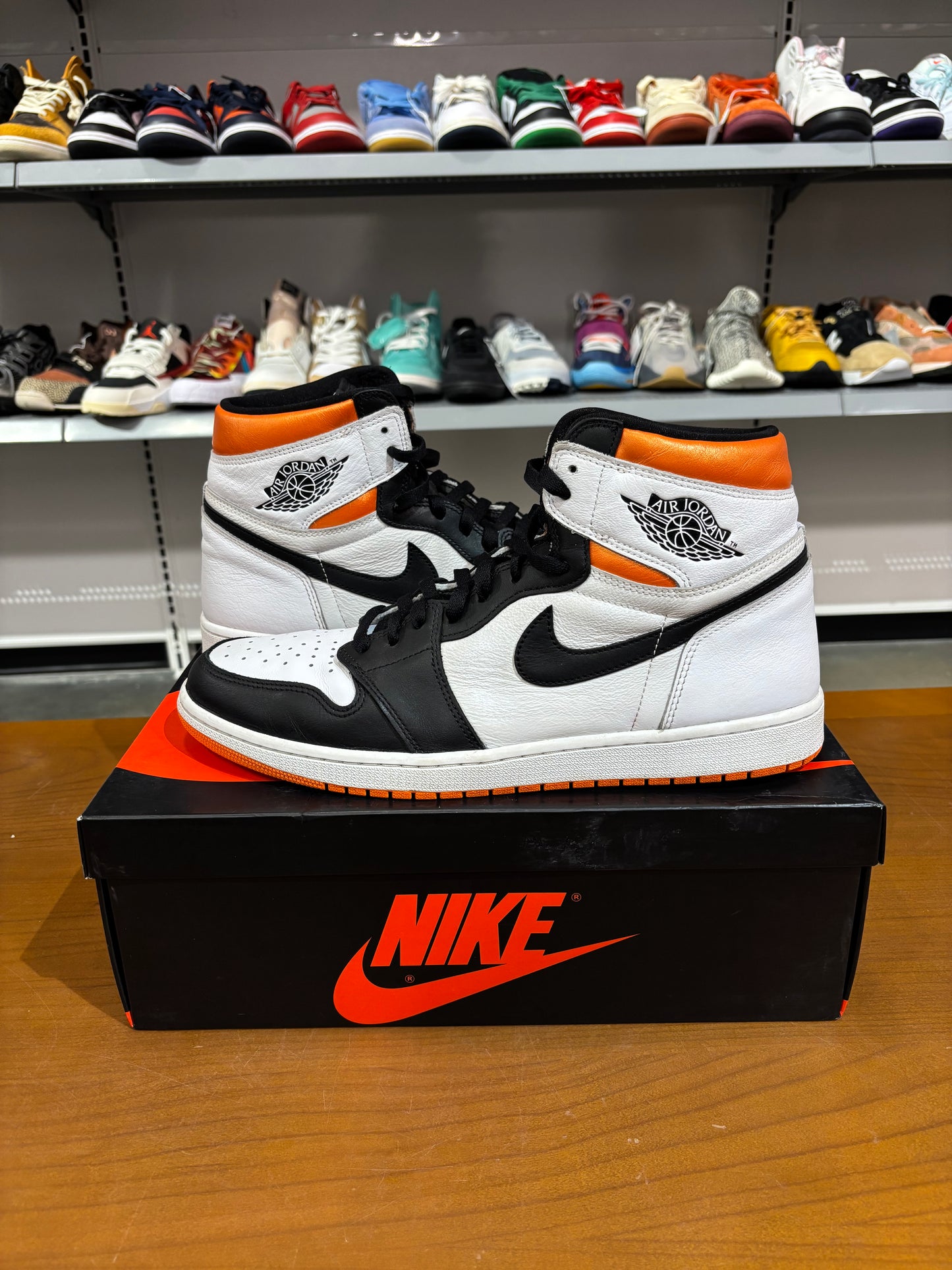 Preowned Air Jordan 1 Electro Orange