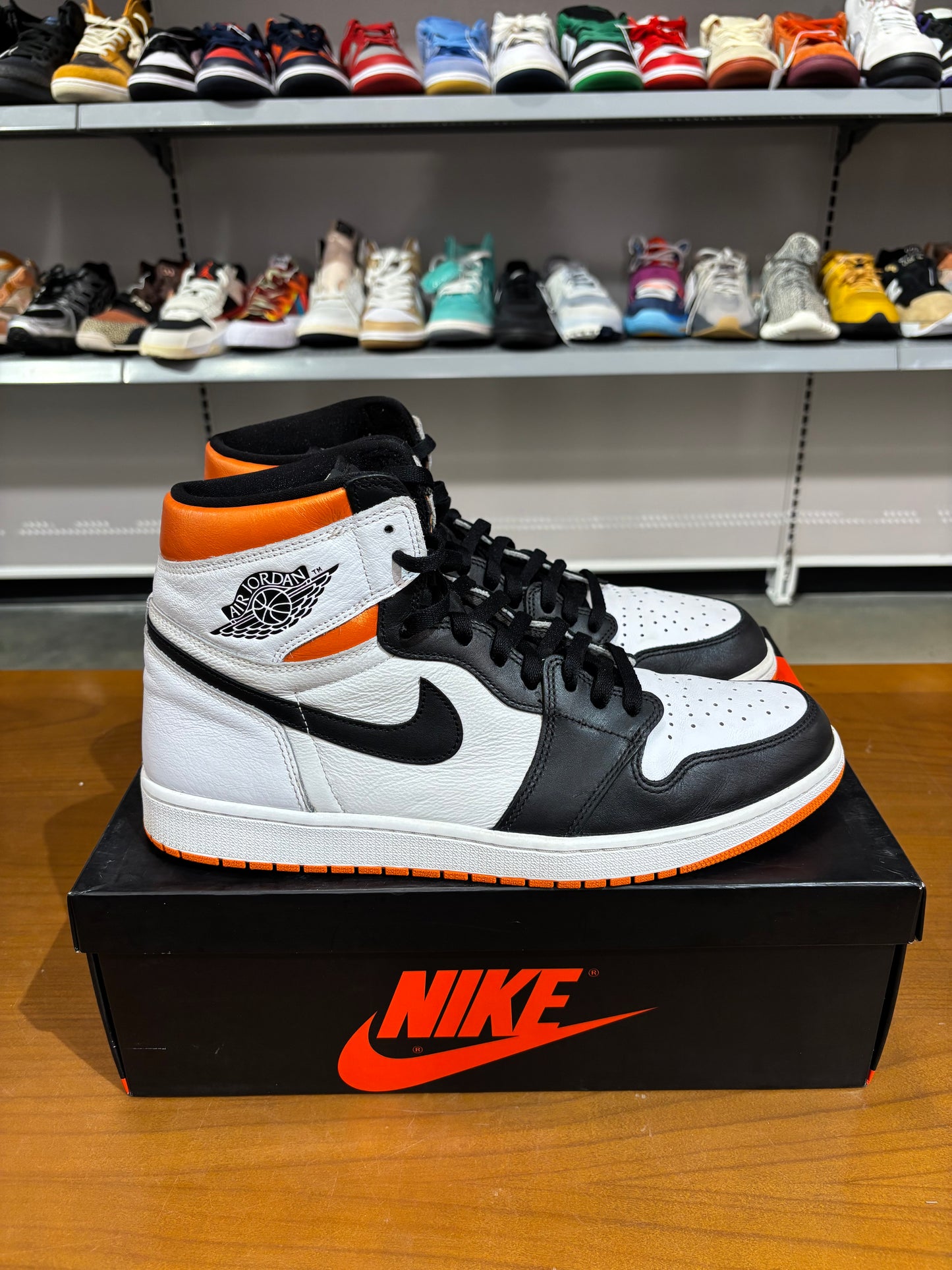 Preowned Air Jordan 1 Electro Orange