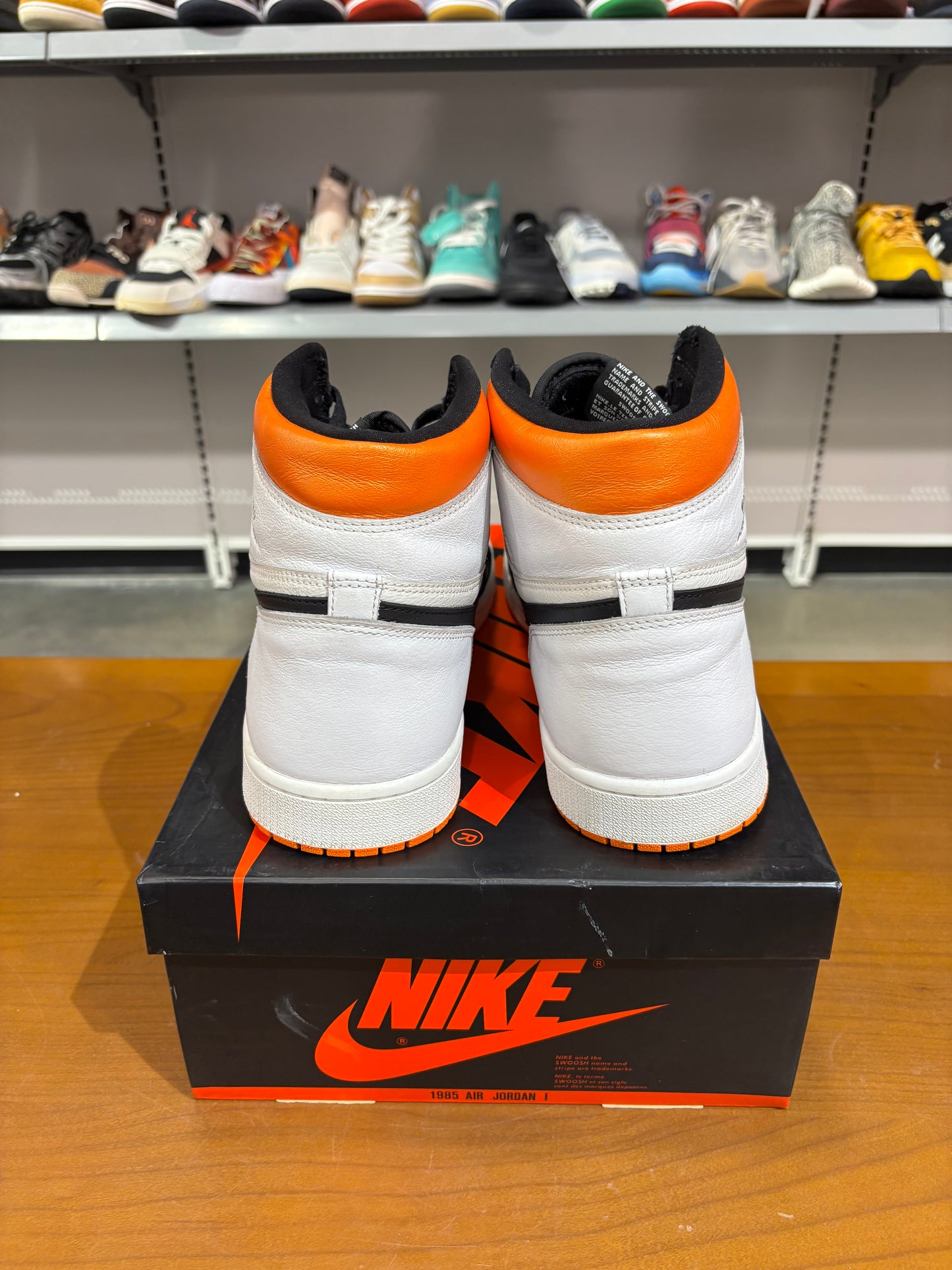 Preowned Air Jordan 1 Electro Orange