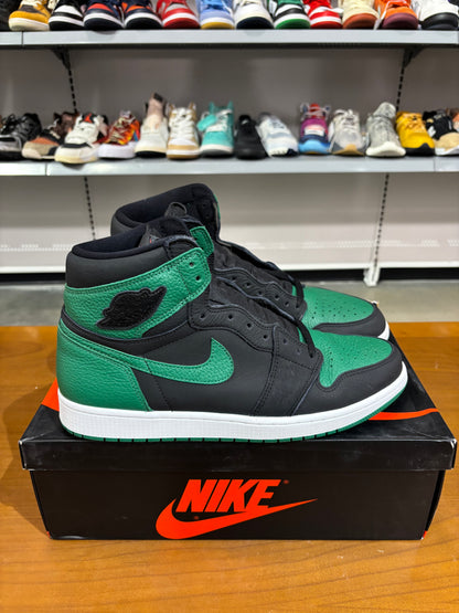 Preowned Air Jordan 1 Pine Green Black