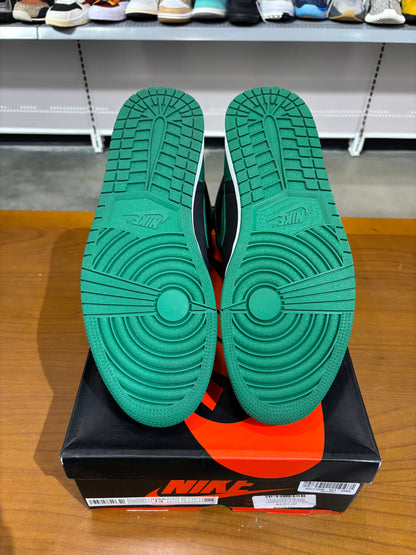 Preowned Air Jordan 1 Pine Green Black