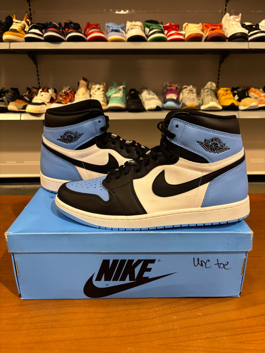 Preowned Air Jordan 1 UNC Toe