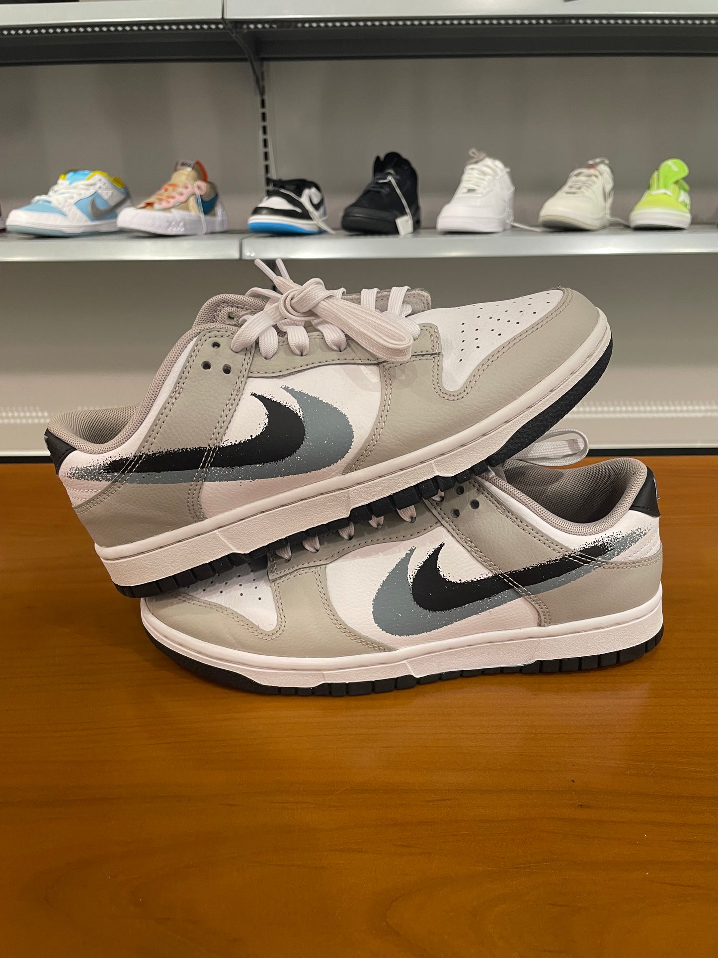 Preowned Nike Dunk Low Stencil Swoosh