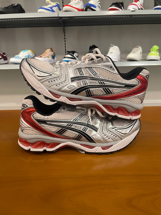 Preowned ASICS Gel-Kayano 14 White Classic Red