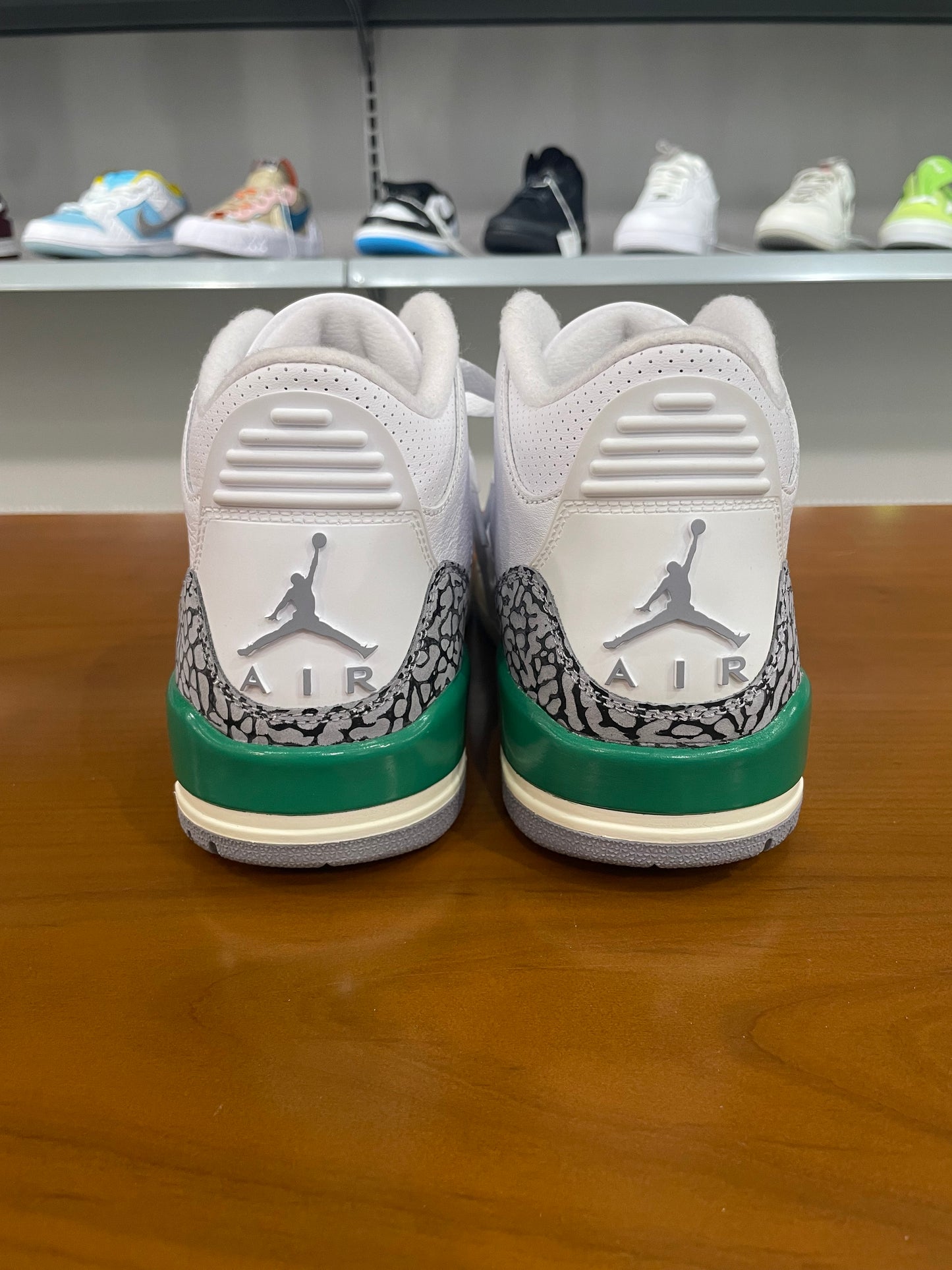 Preowned Air Jordan 3 Lucky Green