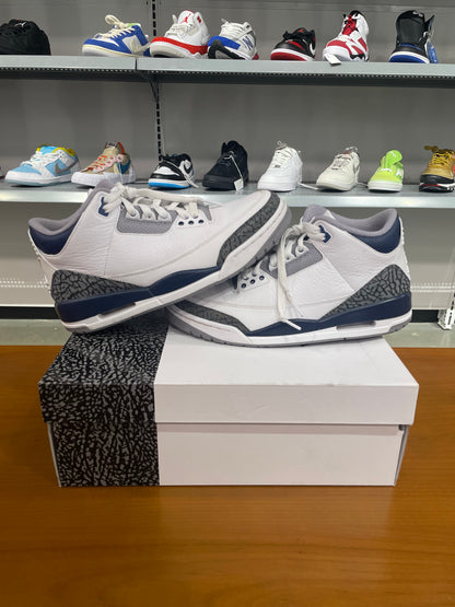 Preowned Air Jordan 3 Midnight Navy