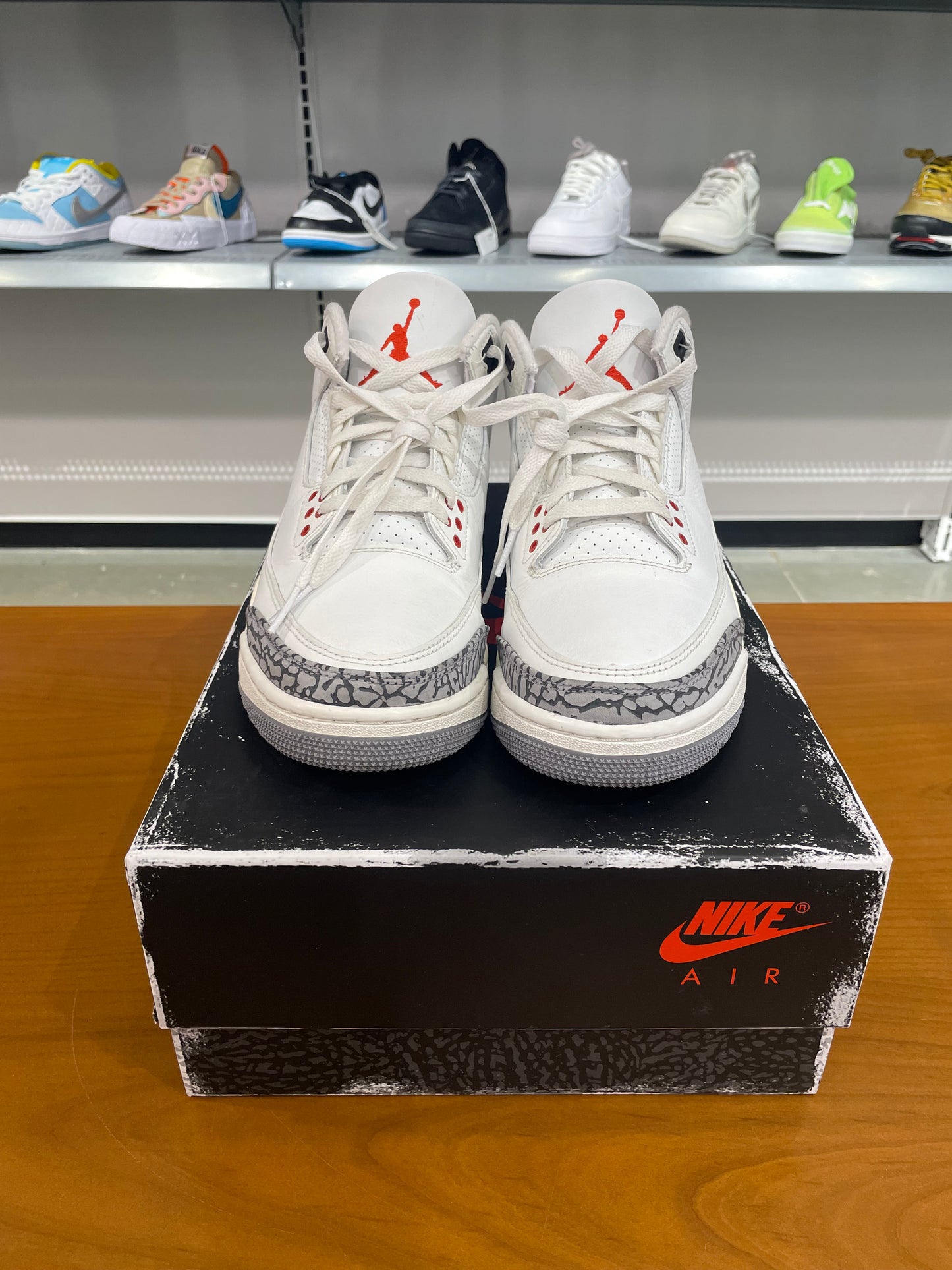 Preowned Air Jordan 3 White Cement Reimagined