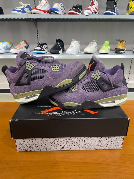 Preowned Air Jordan 4 Canyon Purple