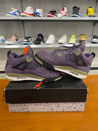 Preowned Air Jordan 4 Canyon Purple