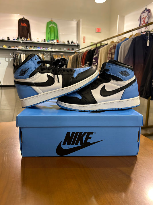 Preowned Air Jordan 1 UNC Toe