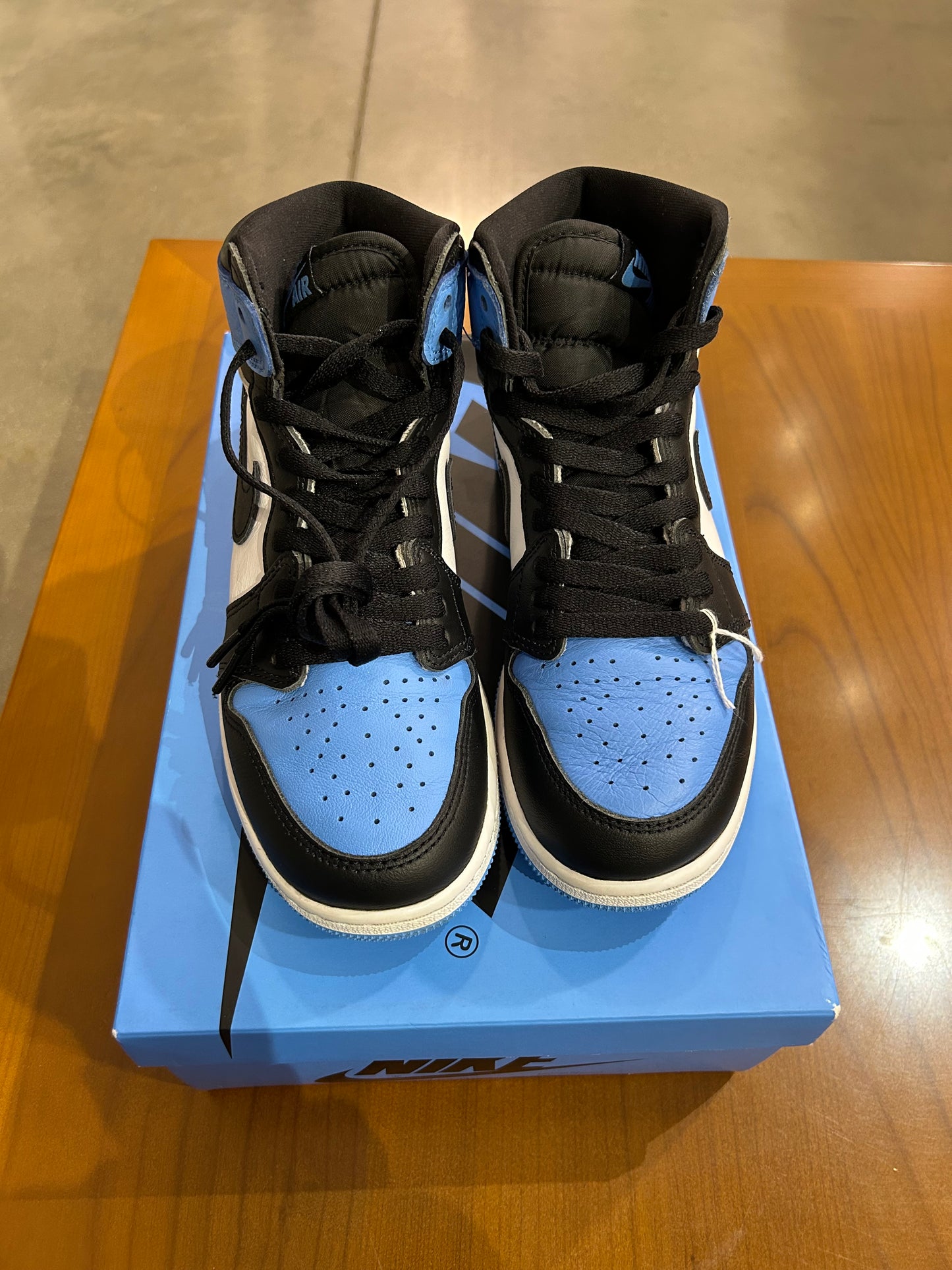 Preowned Air Jordan 1 UNC Toe