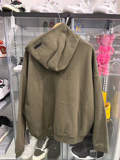 Fear of God Essentials Hoodie Military