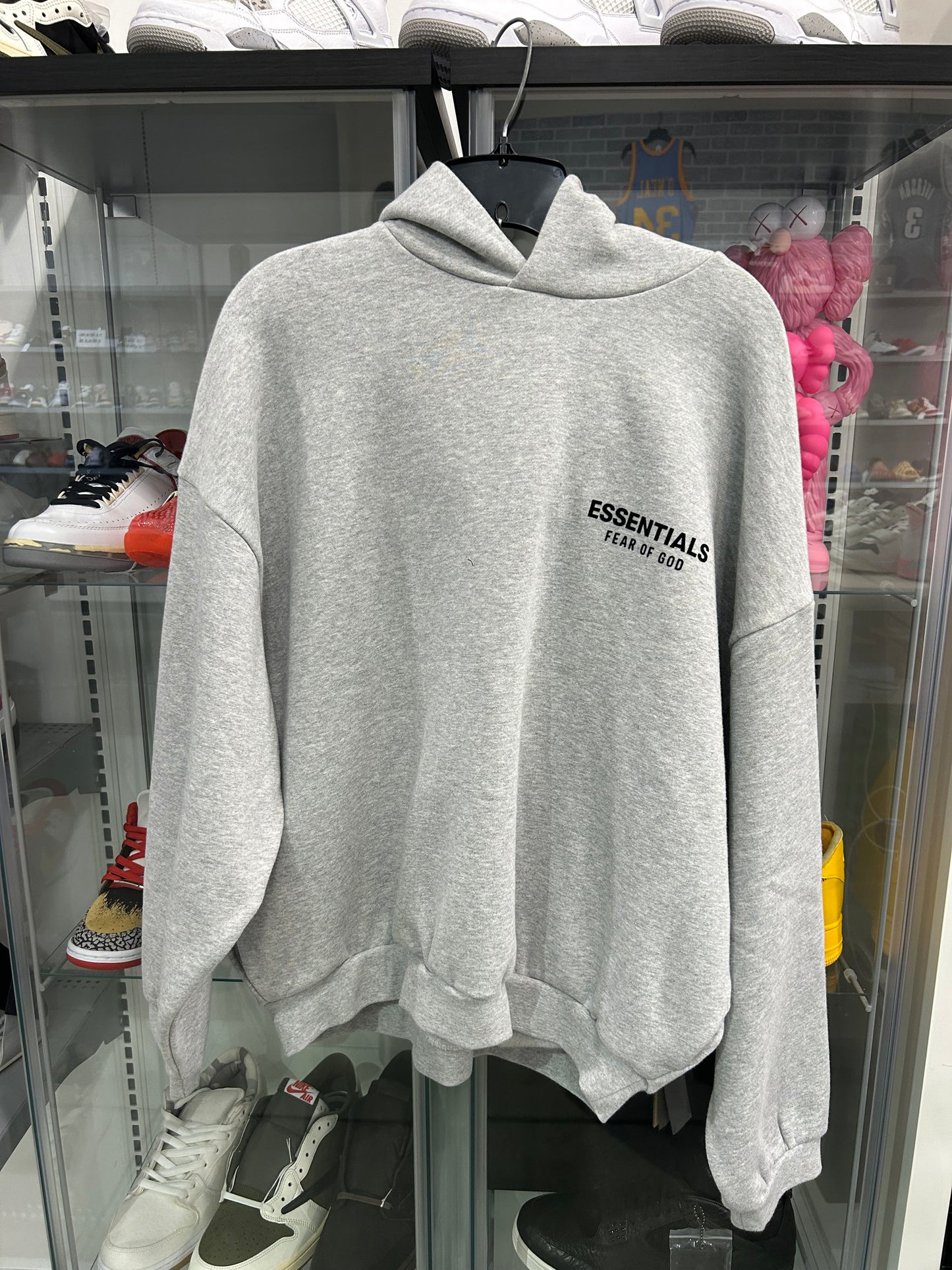 Fear of God Essentials Hoodie Light Heather Grey