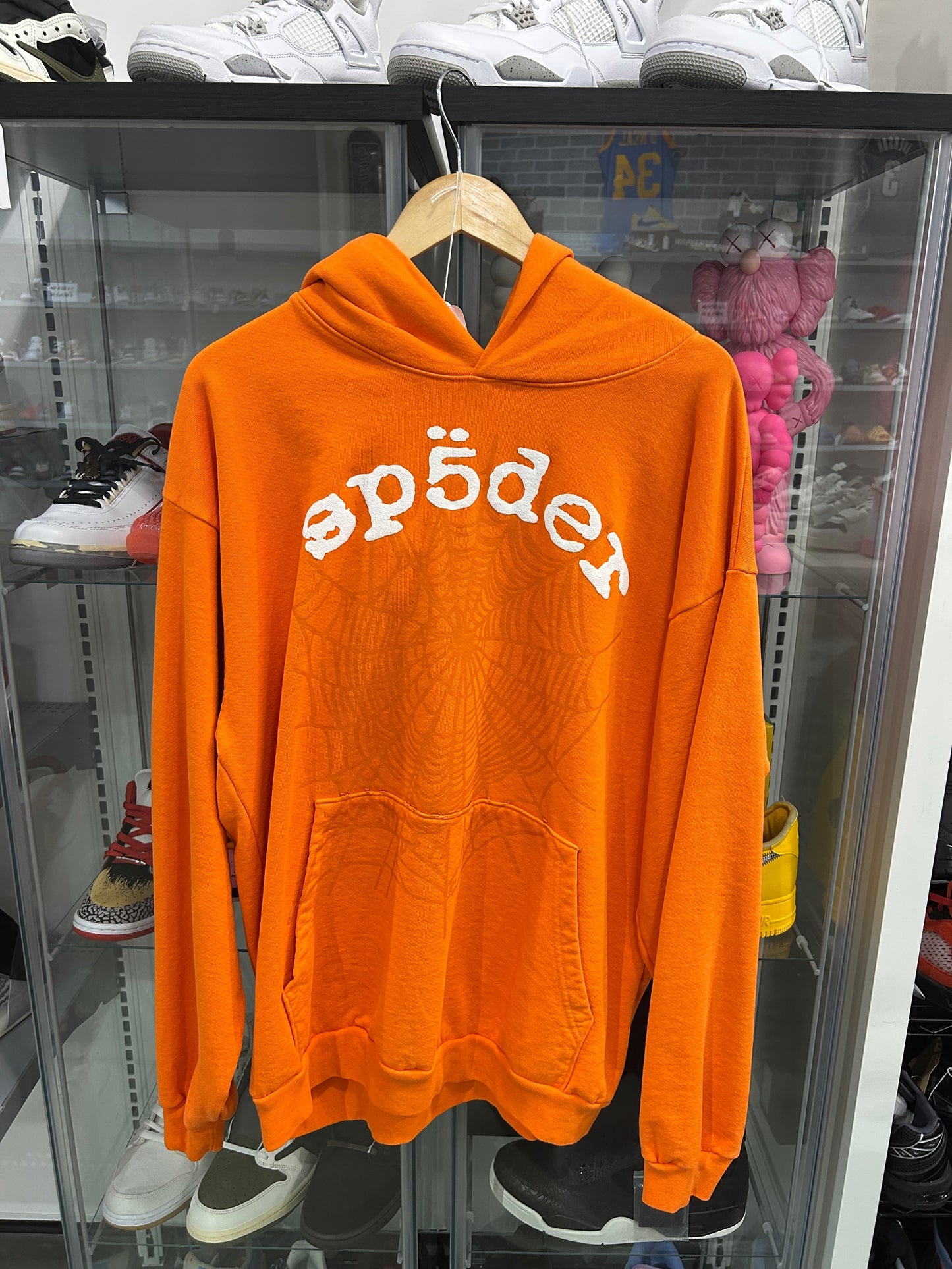 Sp5der Legacy Hoodie Orange