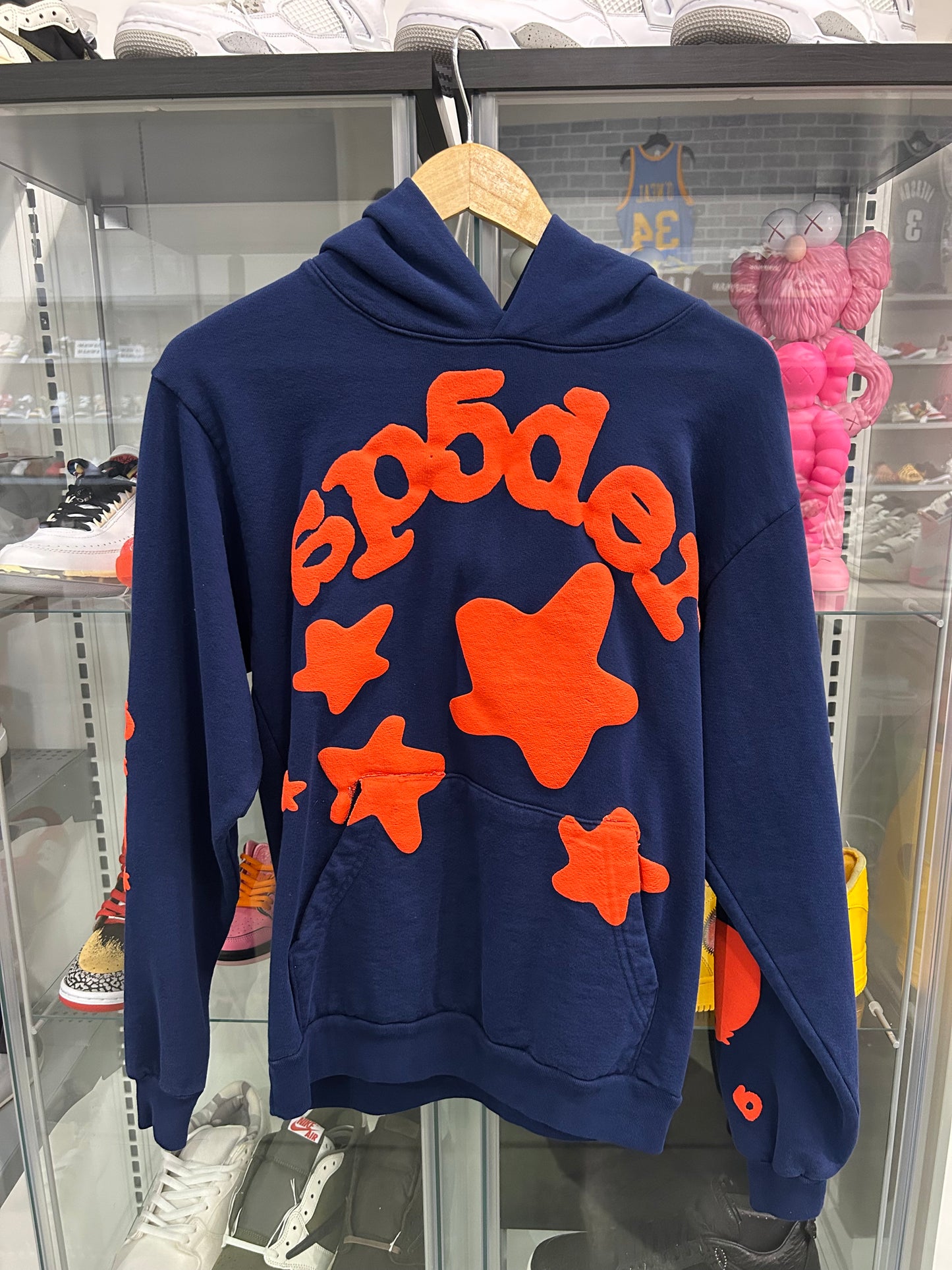 Sp5der Beluga Hoodie Navy