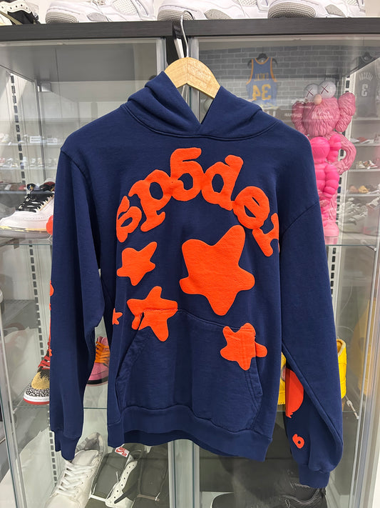 Sp5der Beluga Hoodie Navy