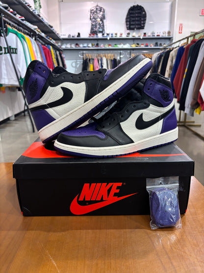 Preowned Air Jordan 1 Court Purple