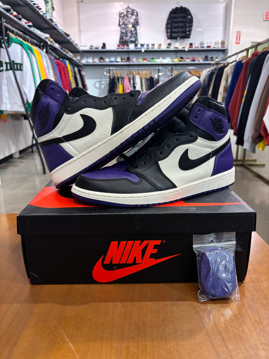 Preowned Air Jordan 1 Court Purple