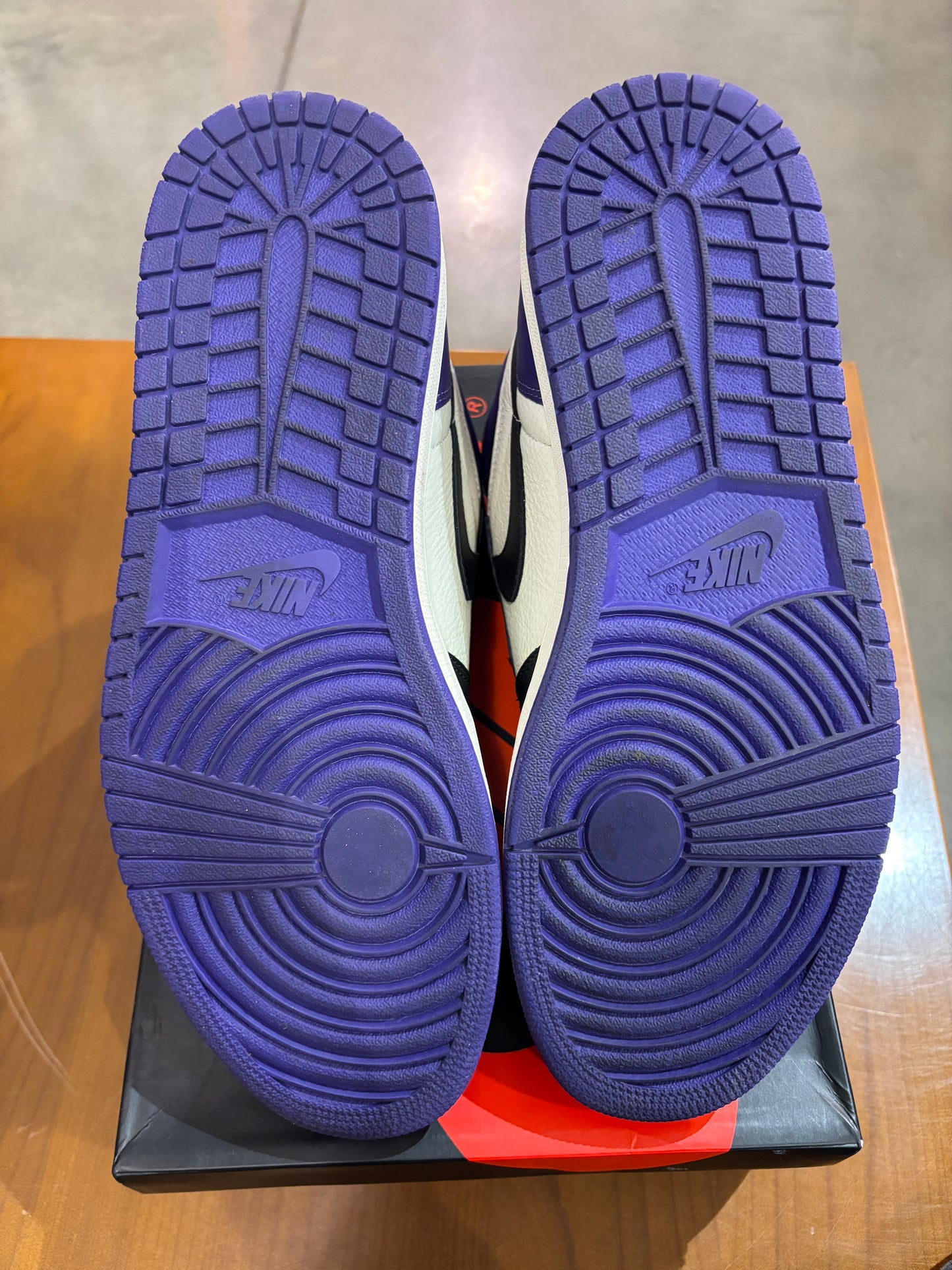 Preowned Air Jordan 1 Court Purple