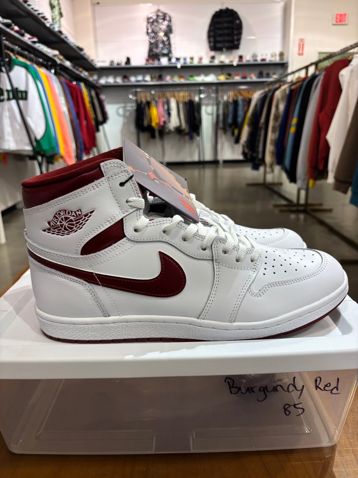 Preowned Air Jordan 1 '85 Metallic Burgundy