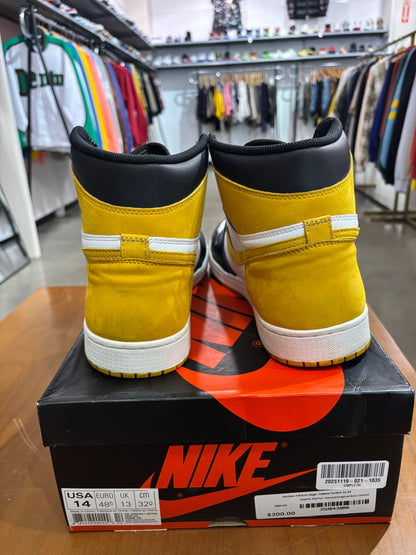 Preowned Air Jordan 1 Yellow Ochre