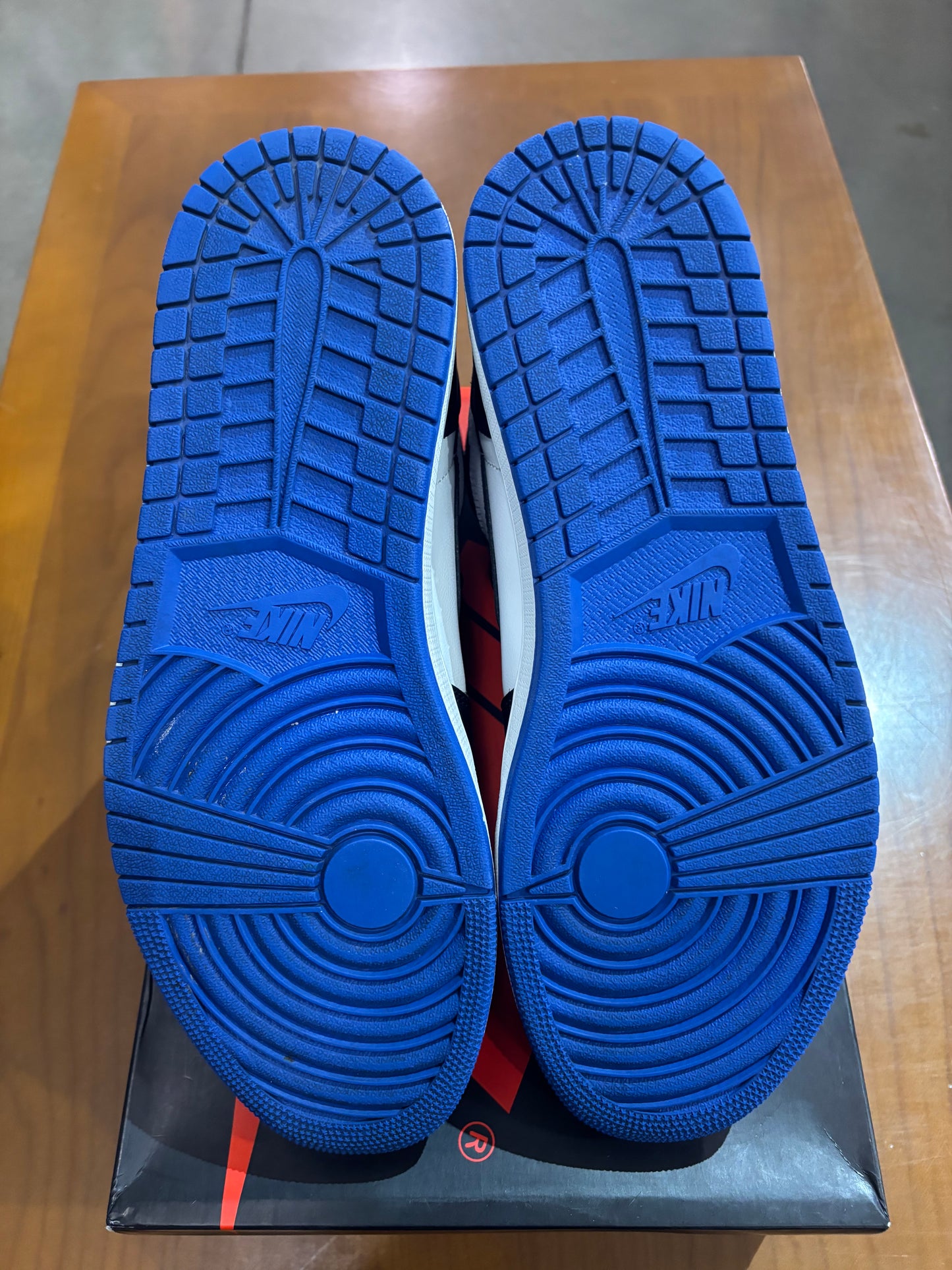 Preowned Air Jordan 1 Royal Toe