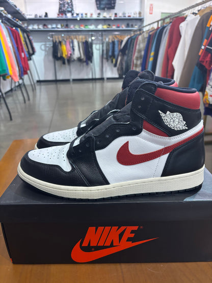 Preowned Air Jordan 1 Black Gym Red