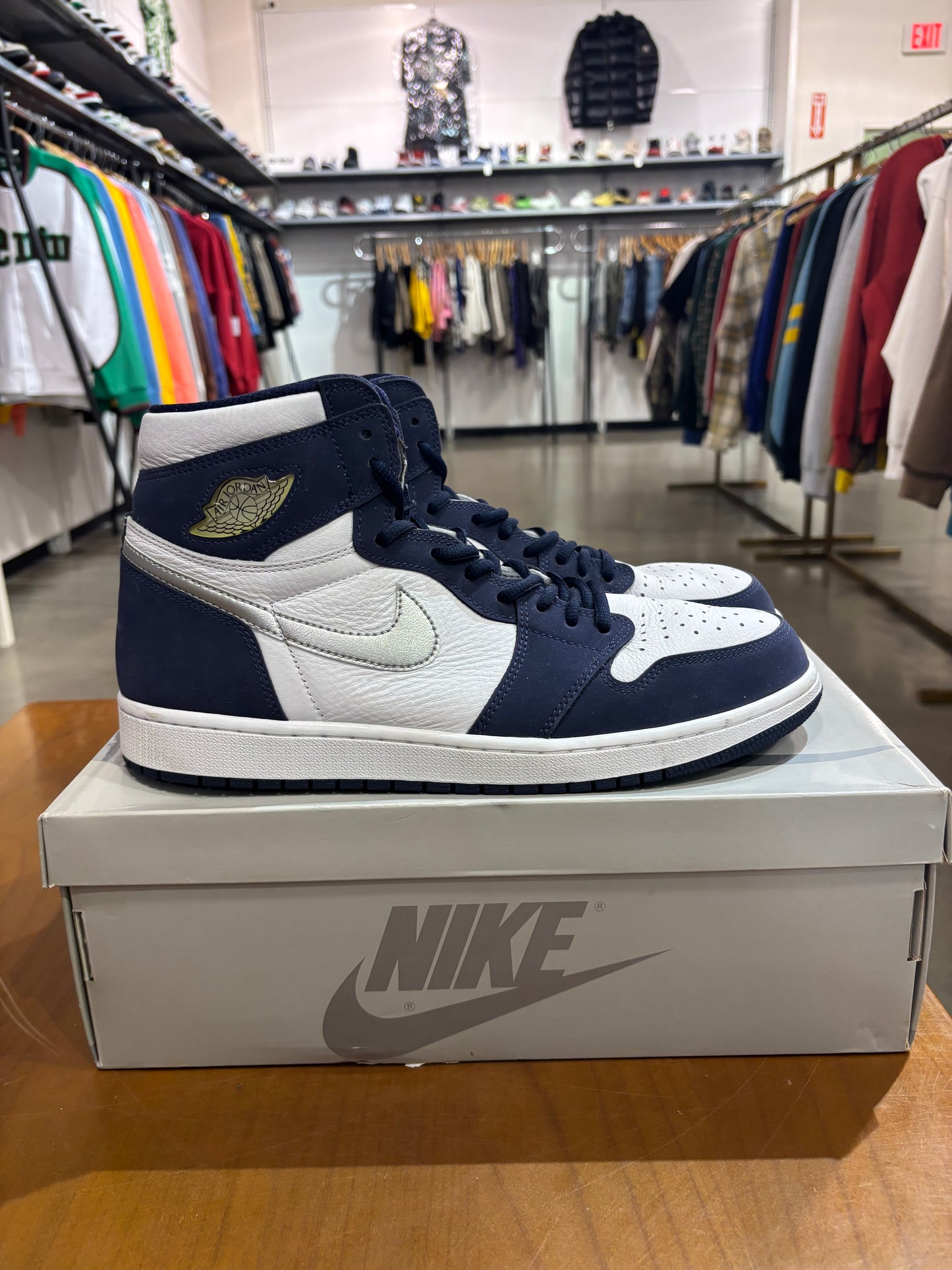 Preowned Air Jordan 1 COJP Midnight Navy