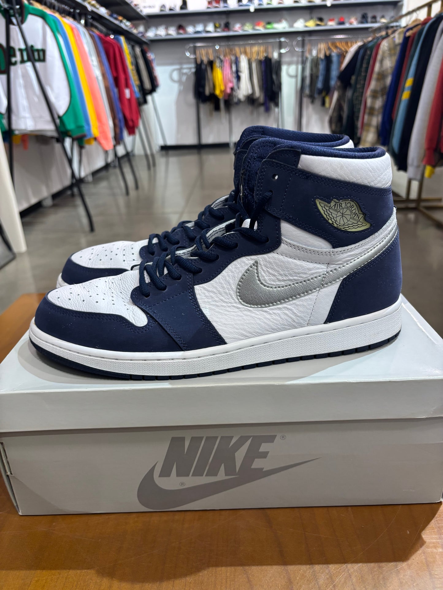 Preowned Air Jordan 1 COJP Midnight Navy