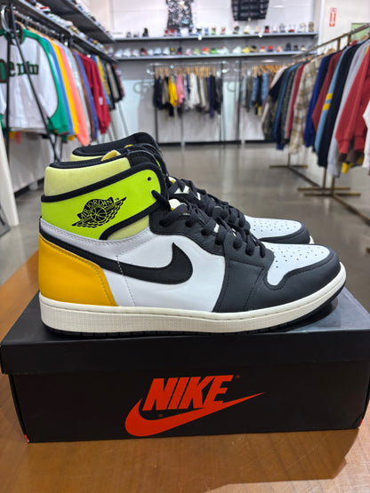 Air Jordan 1 White Black Volt University Gold