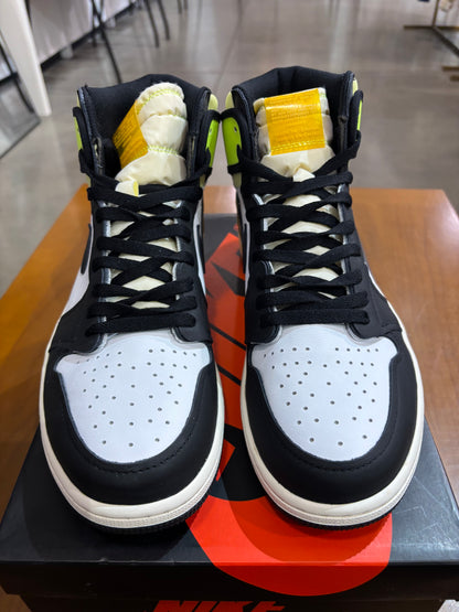 Air Jordan 1 White Black Volt University Gold