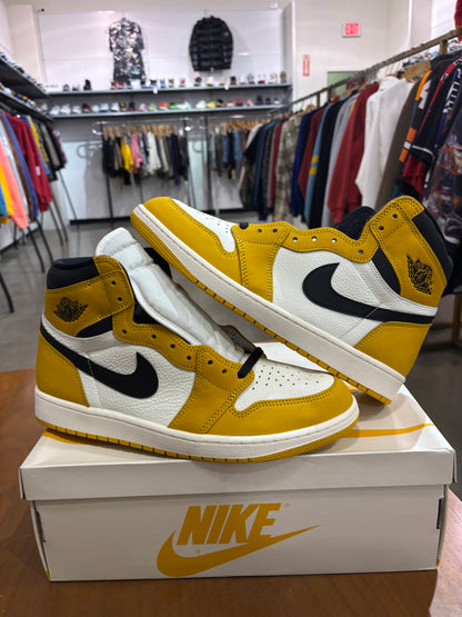 Preowned Air Jordan 1 Yellow Ochre