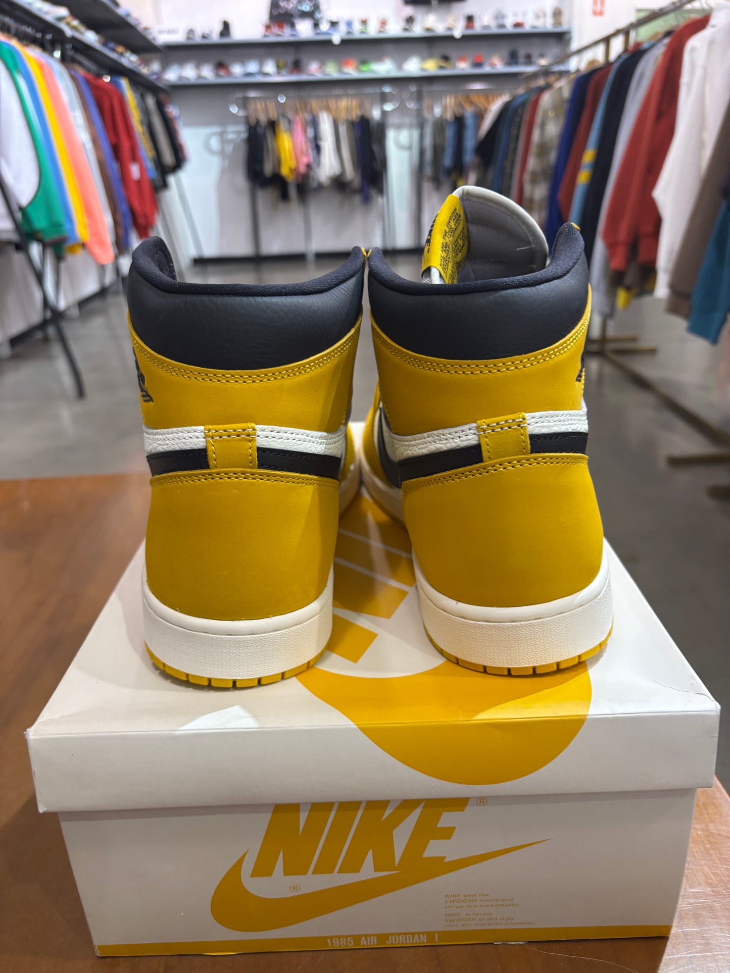 Preowned Air Jordan 1 Yellow Ochre