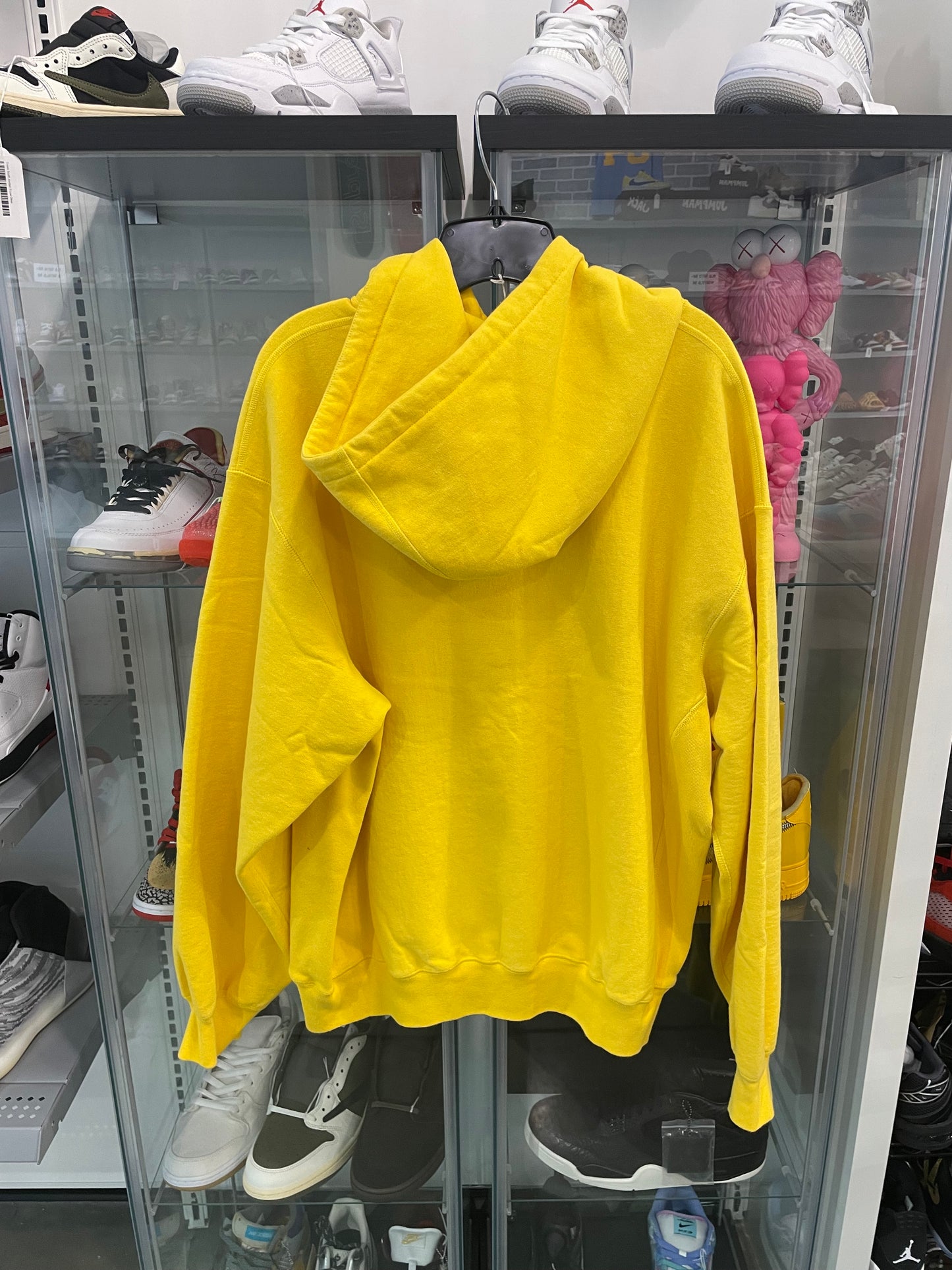 Supreme Printed Arc Hooded Sweatshirt Yellow