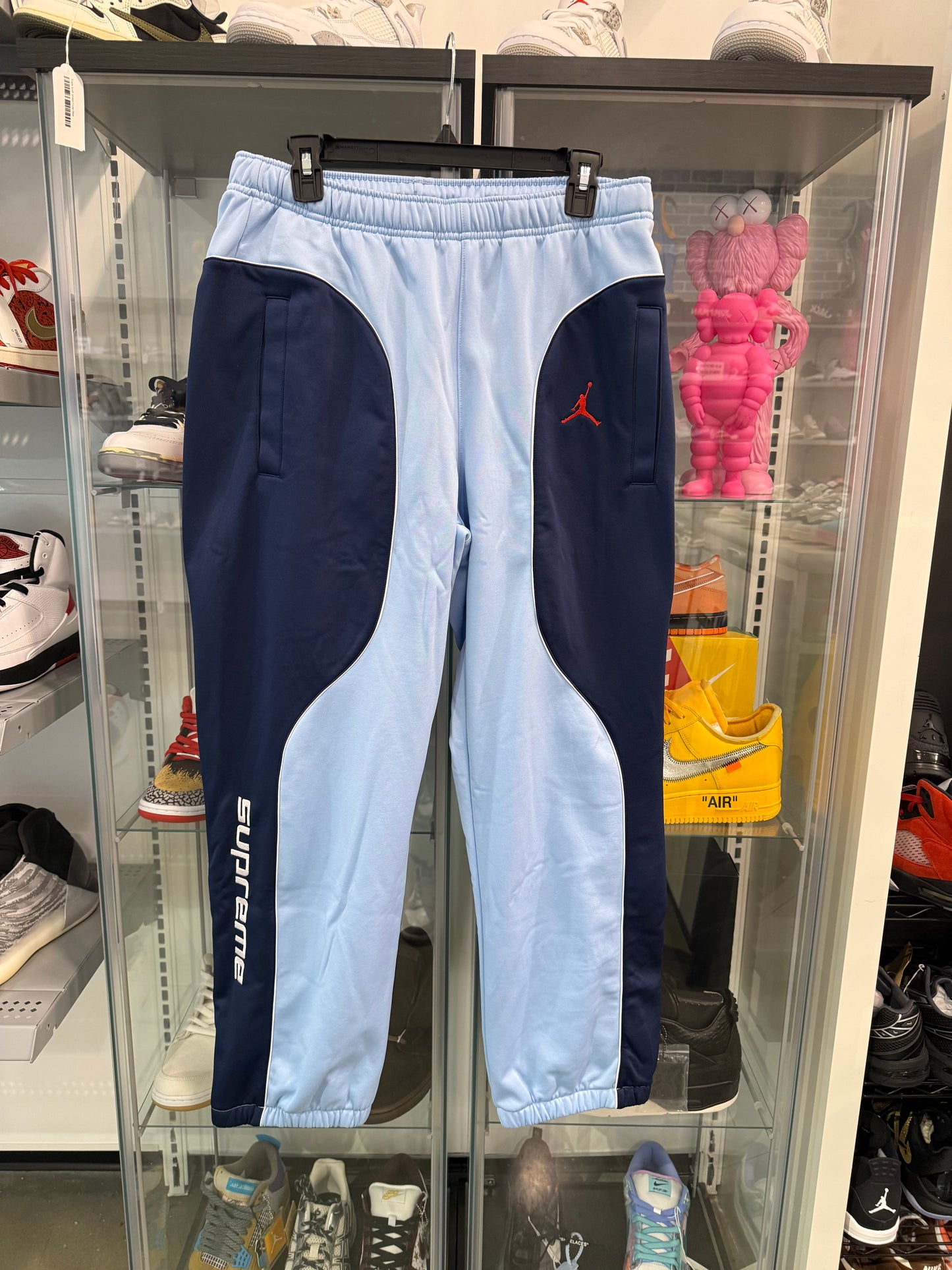 Supreme Air Jordan Tricot Track Pants Light Blue